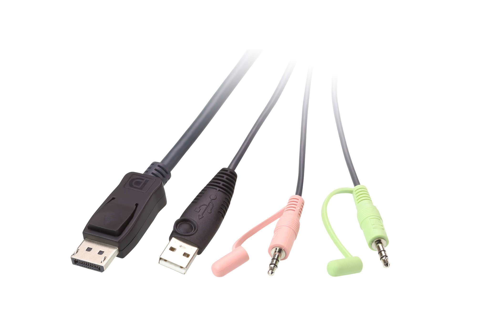 ATEN CS22DP - KVM-/Audio-/USB-Switch - 2 x KVM/Audio/USB