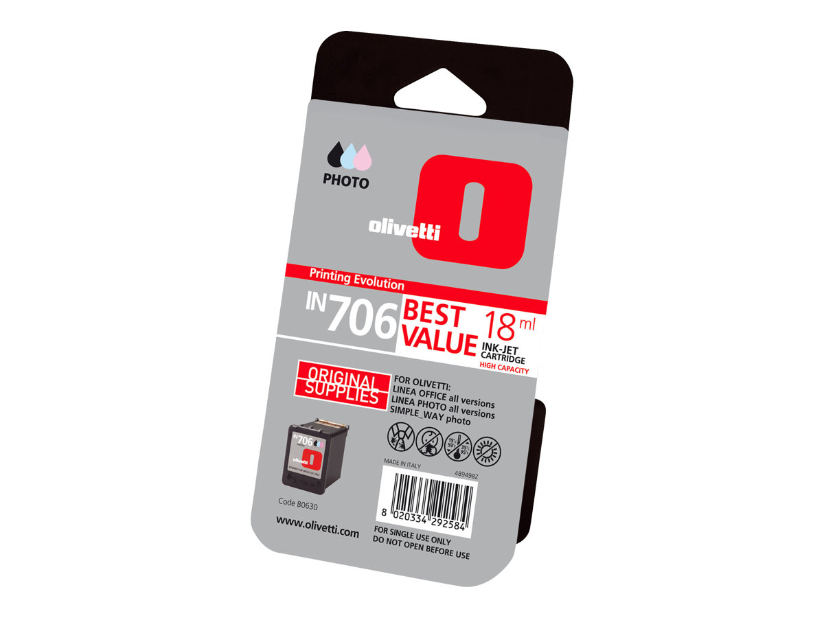 Olivetti Photo ink-jet cartridge IN706 ink cartridge Original Photo black