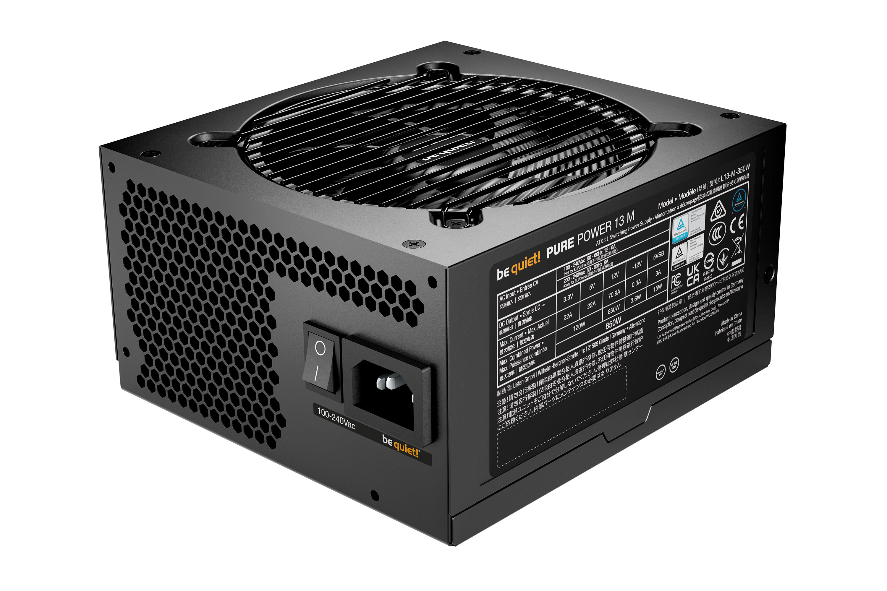 Be Quiet! Pure Power 13 M - Netzteil (intern)