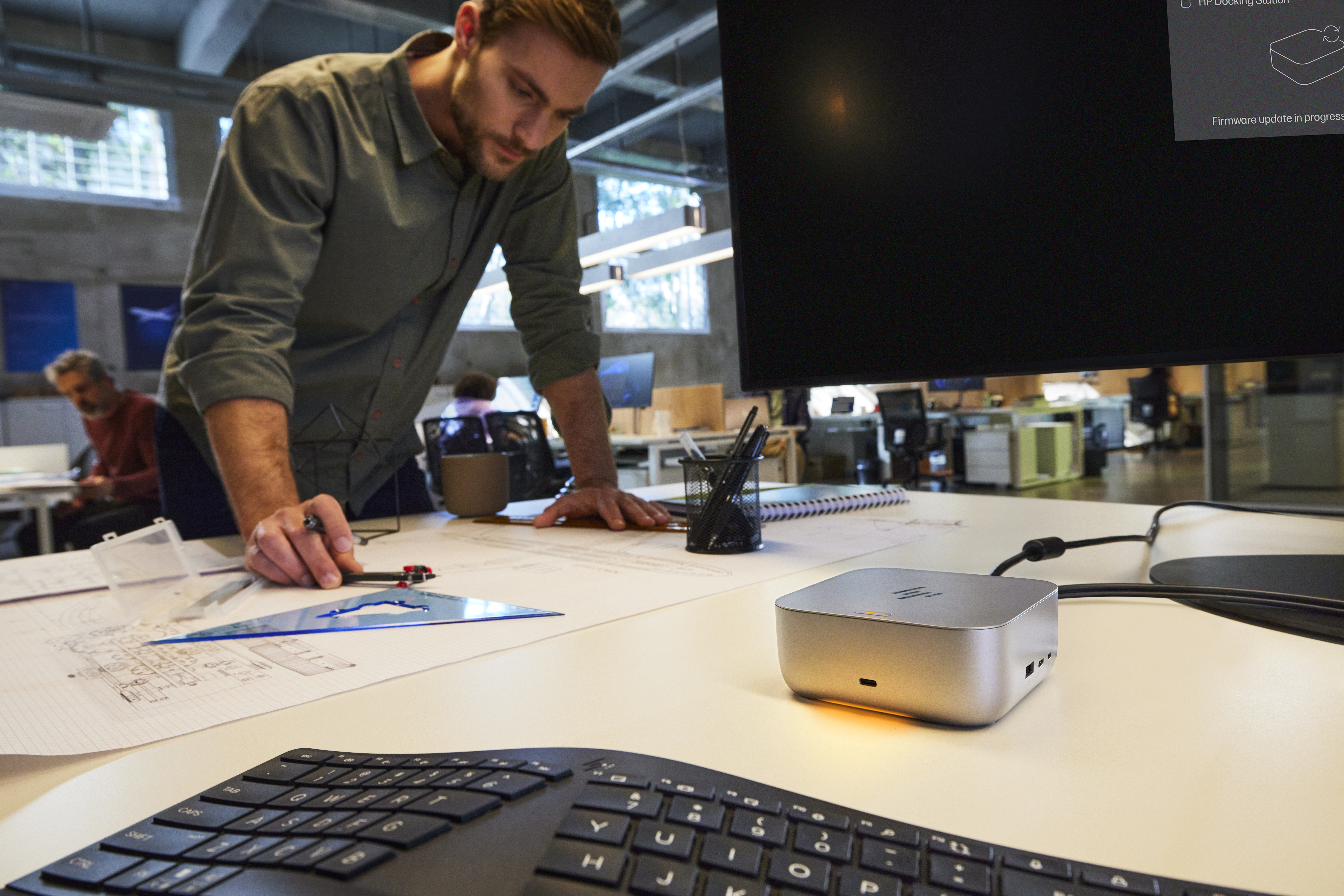 HP Clavier USB ultra-fin Bus v2 avec Smart Card