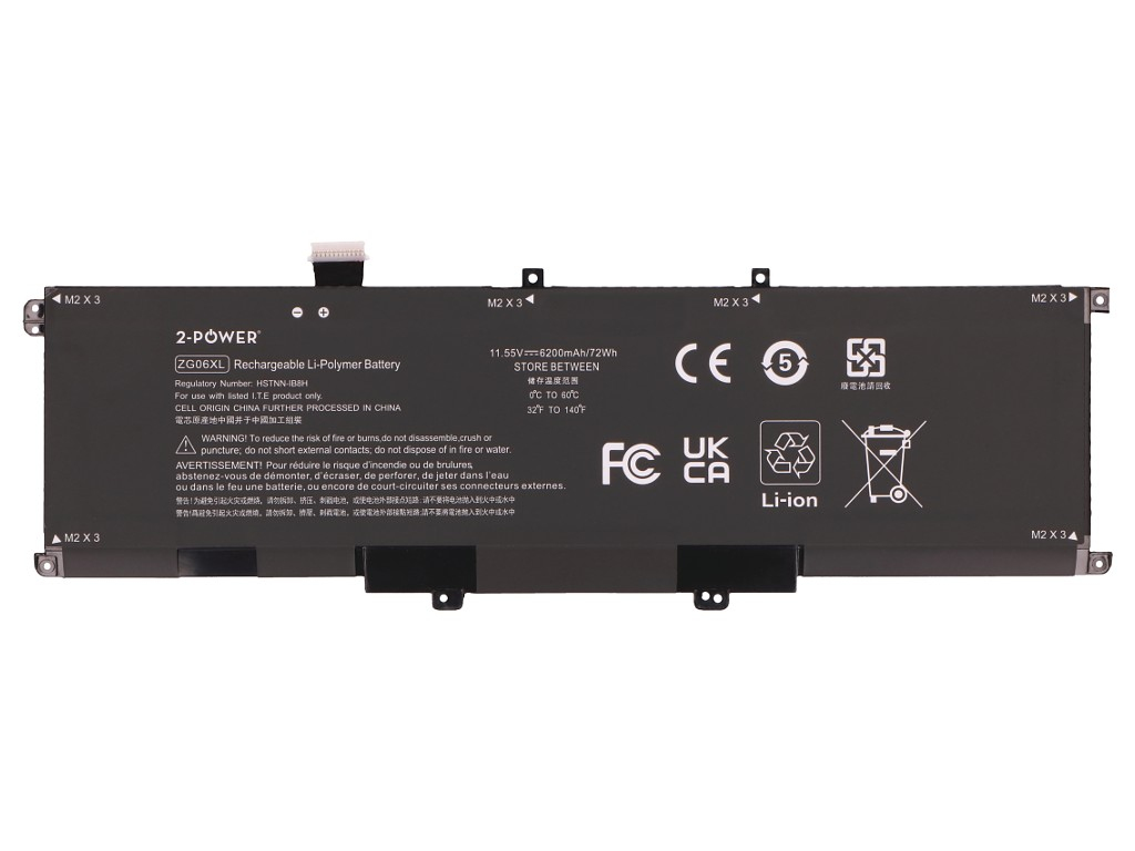 2-power Main Battery Pack - Batterie - 6.200 mAh