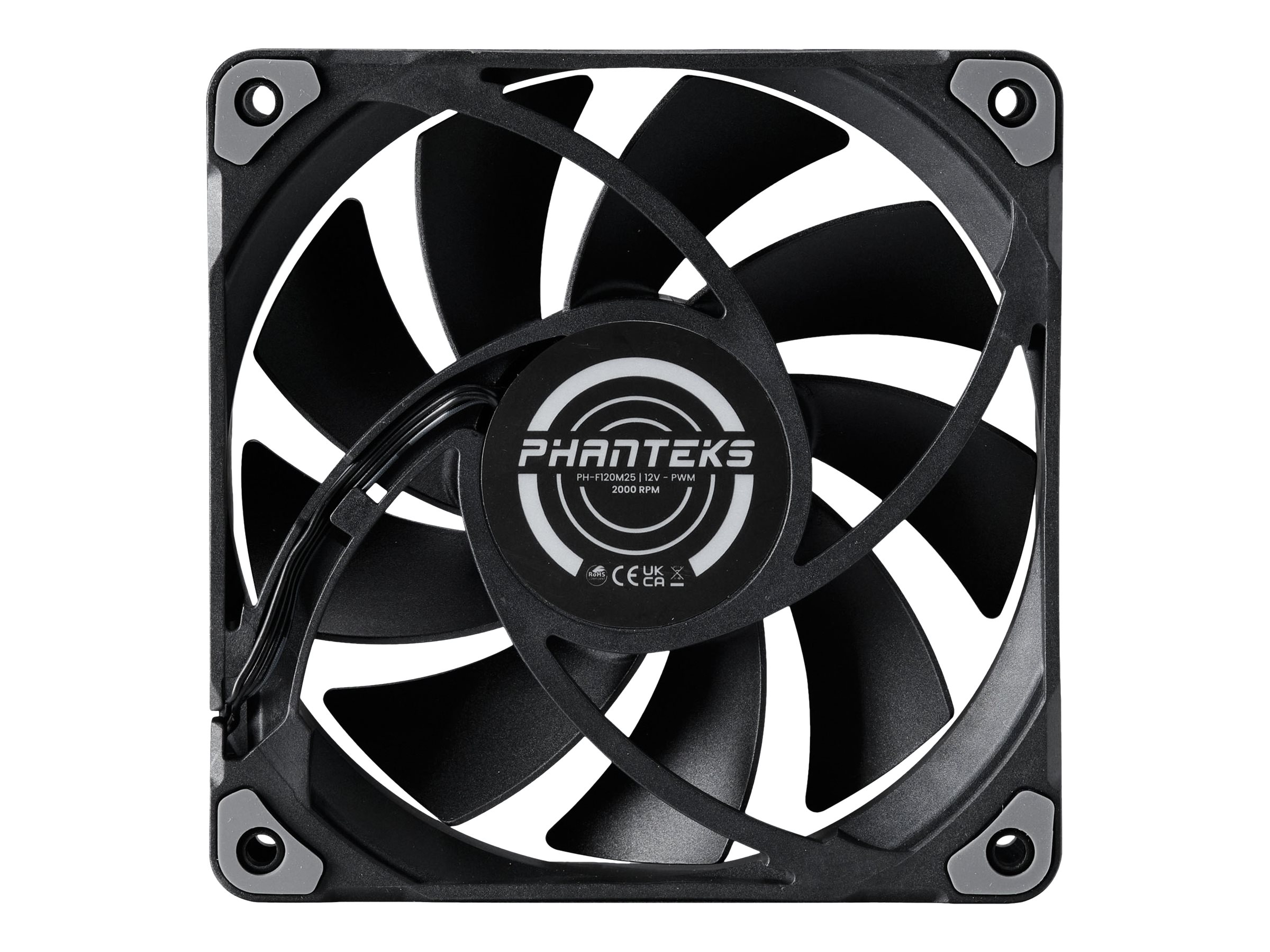 Phanteks M25 Computer case Fan 12 cm Black