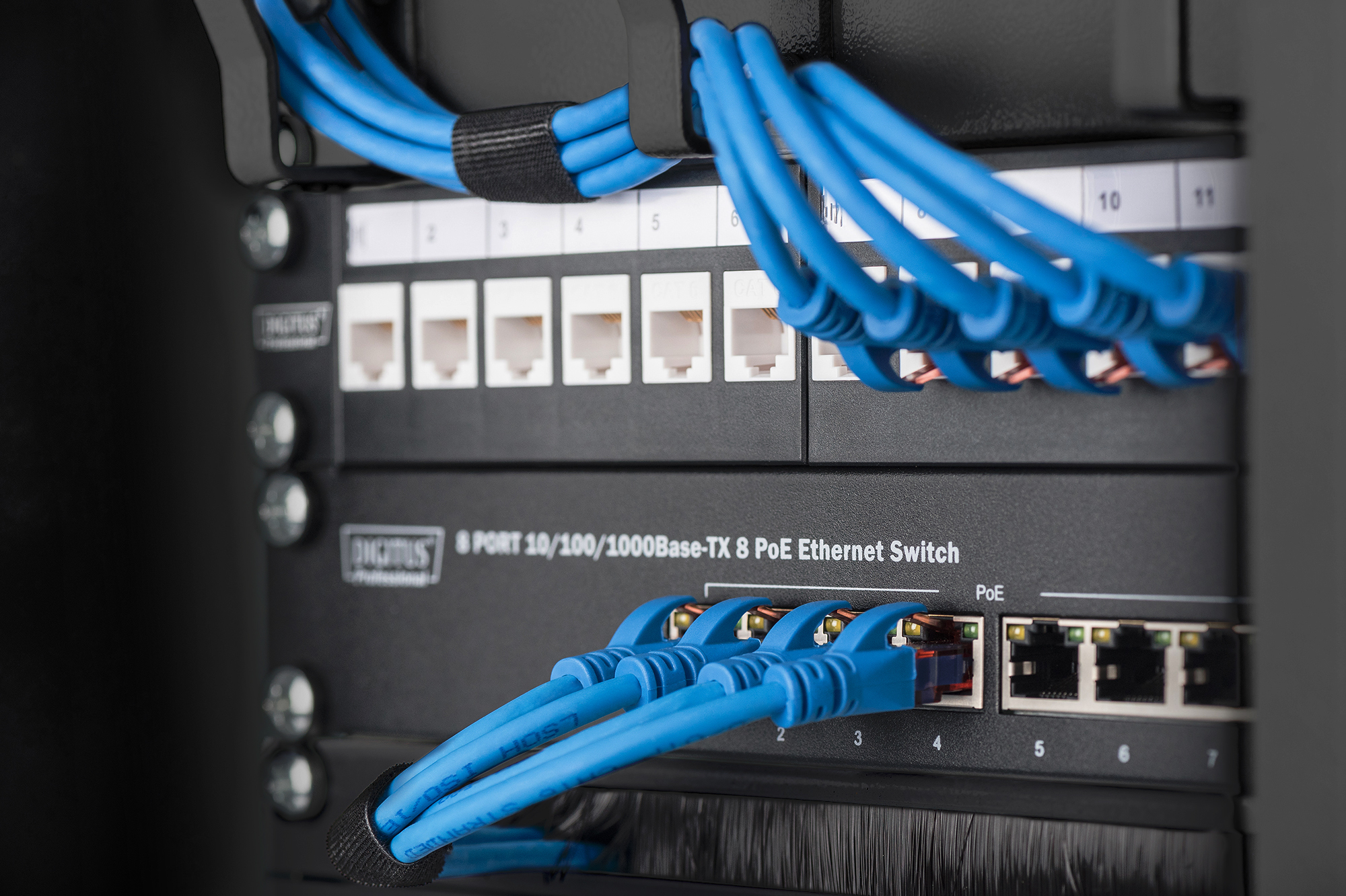 Digitus Panel de gestin de cables de 10