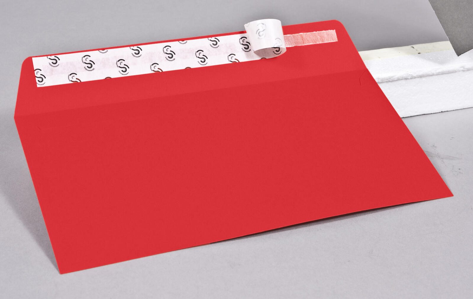 Papyrus Briefumschlge colors DIN lang+ mit Fenster rot 25 St.