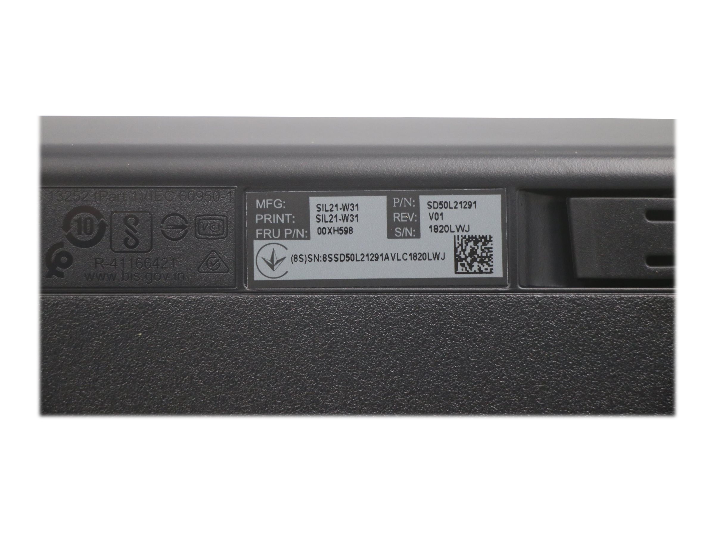 Lenovo USB Calliope clavier AZERTY Fran�ais Noir
