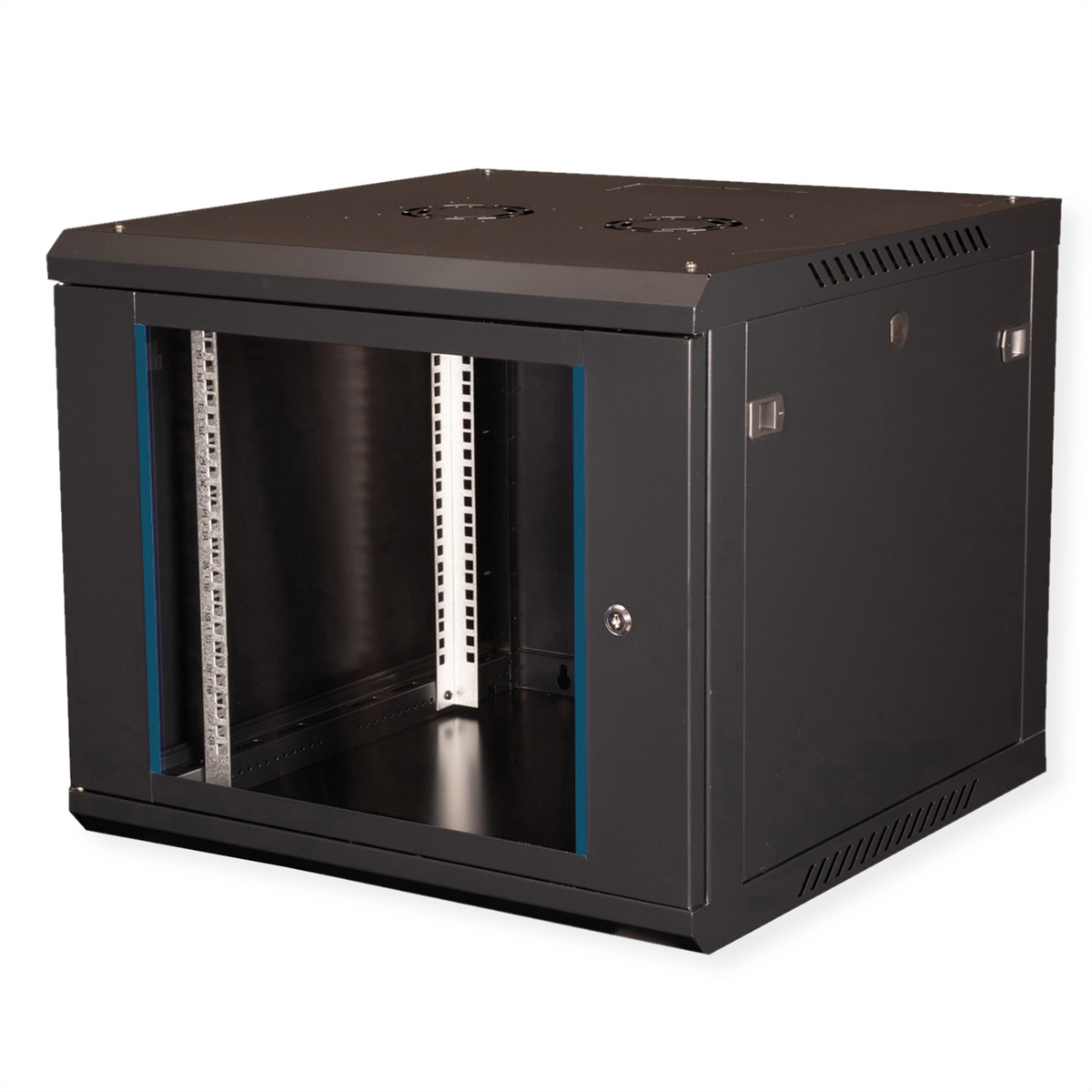 VALUE 19-Zoll Wandgehuse 600x600mm schwarz Bausatz - Wandgehuse