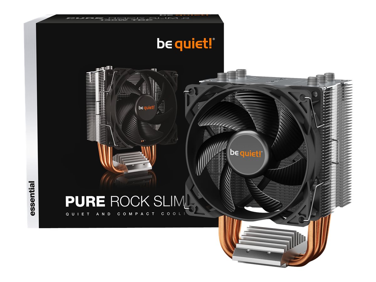 Be Quiet! Pure Rock Slim 2 - Prozessor-Luftkhler - (fr: LGA1155, AM3+, LGA1150, LGA1151, AM4, LGA1200)