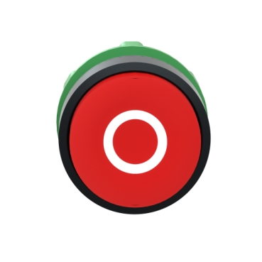 Schneider Electric Frontelement Drucktast O22 o Rastung vorstehend rot o