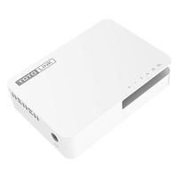 TOTOLINK S505G-V3 - Unmanaged - Gigabit Ethernet (10/100/1000) - Vollduplex - Wandmontage