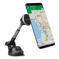 SBS TESUPMAGEXT - Handy/Smartphone - Passive Halterung - Auto - Schwarz - Silber