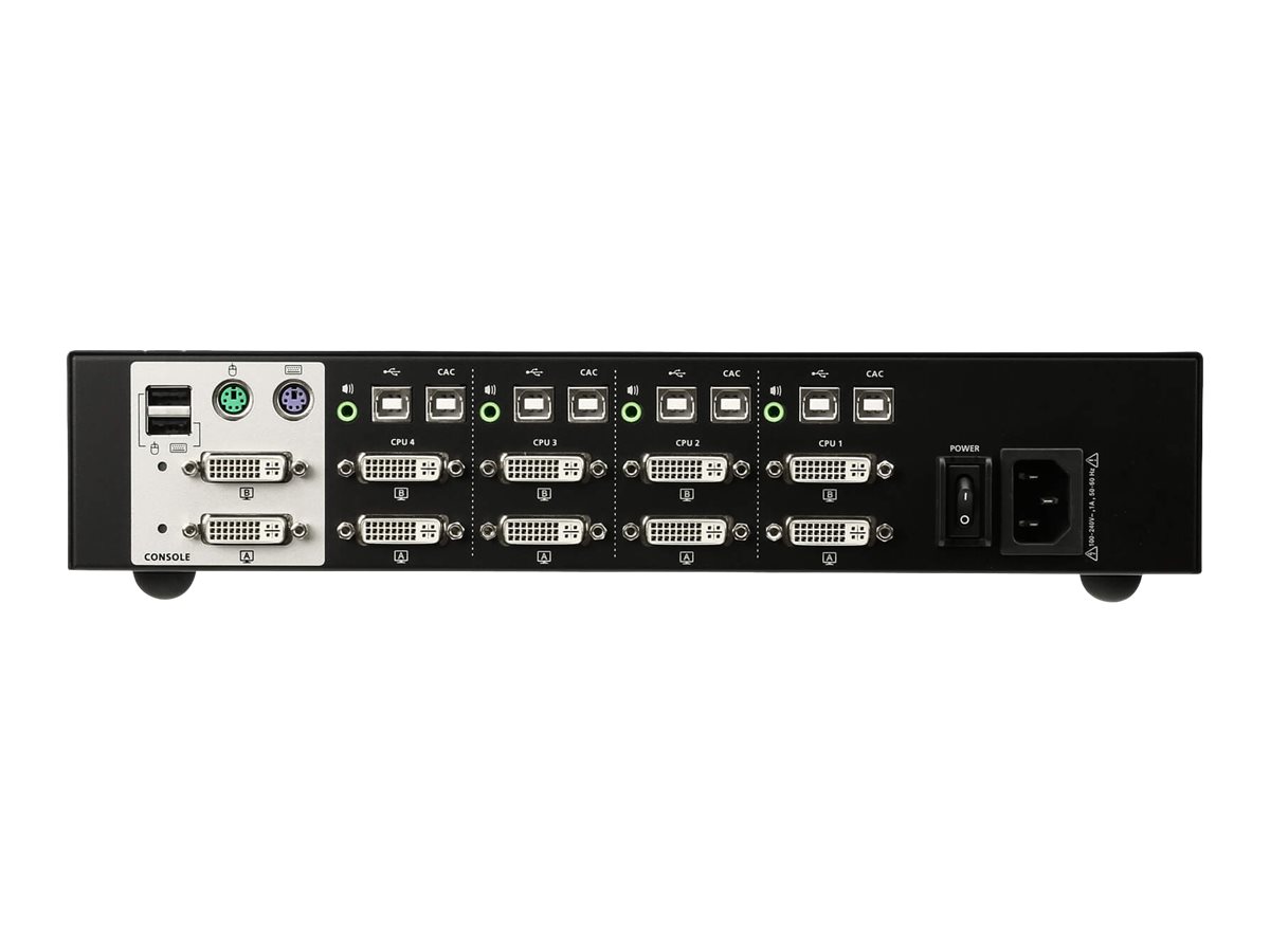 ATEN 4-Port USB DVI Dual Display Secure KVM