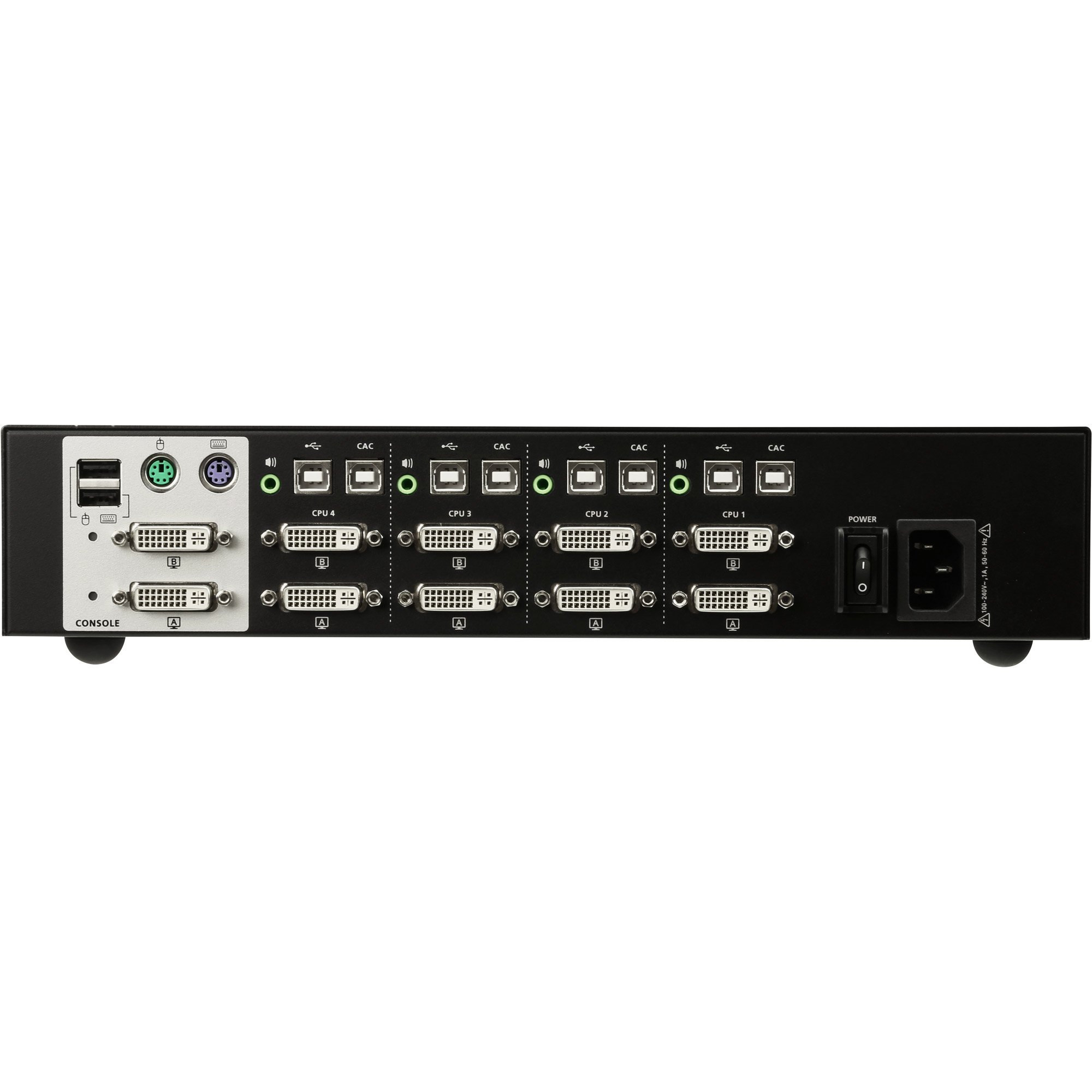 ATEN 4-Port USB DVI Dual Display Secure KVM
