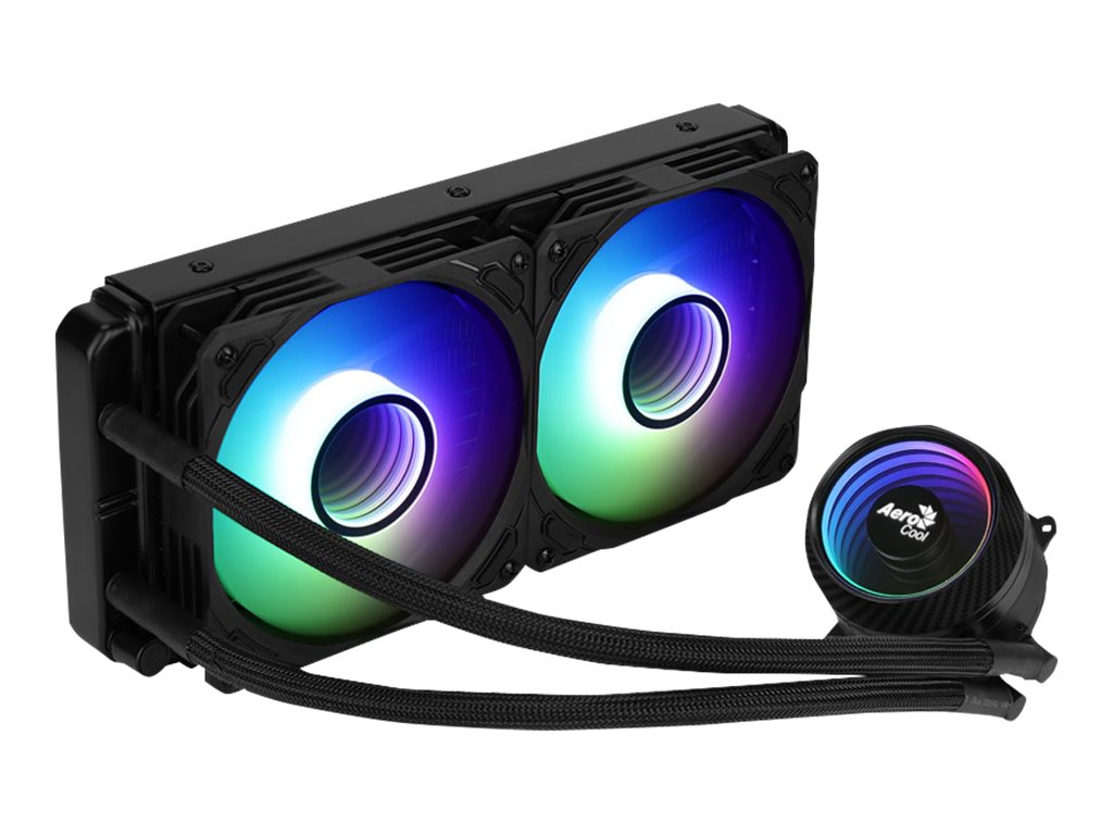 AEROCOOL ADVANCED TECHNOLOGIES AeroCool Mirage L240 - Prozessor-Fl�ssigkeitsk�hlsystem - (f�r: LGA775, LGA1156, AM2, AM2+, AM3, LGA1155, AM3+, LGA2011, FM1, FM2, LGA1150, LGA1151, AM4, LGA2066, LGA1200)