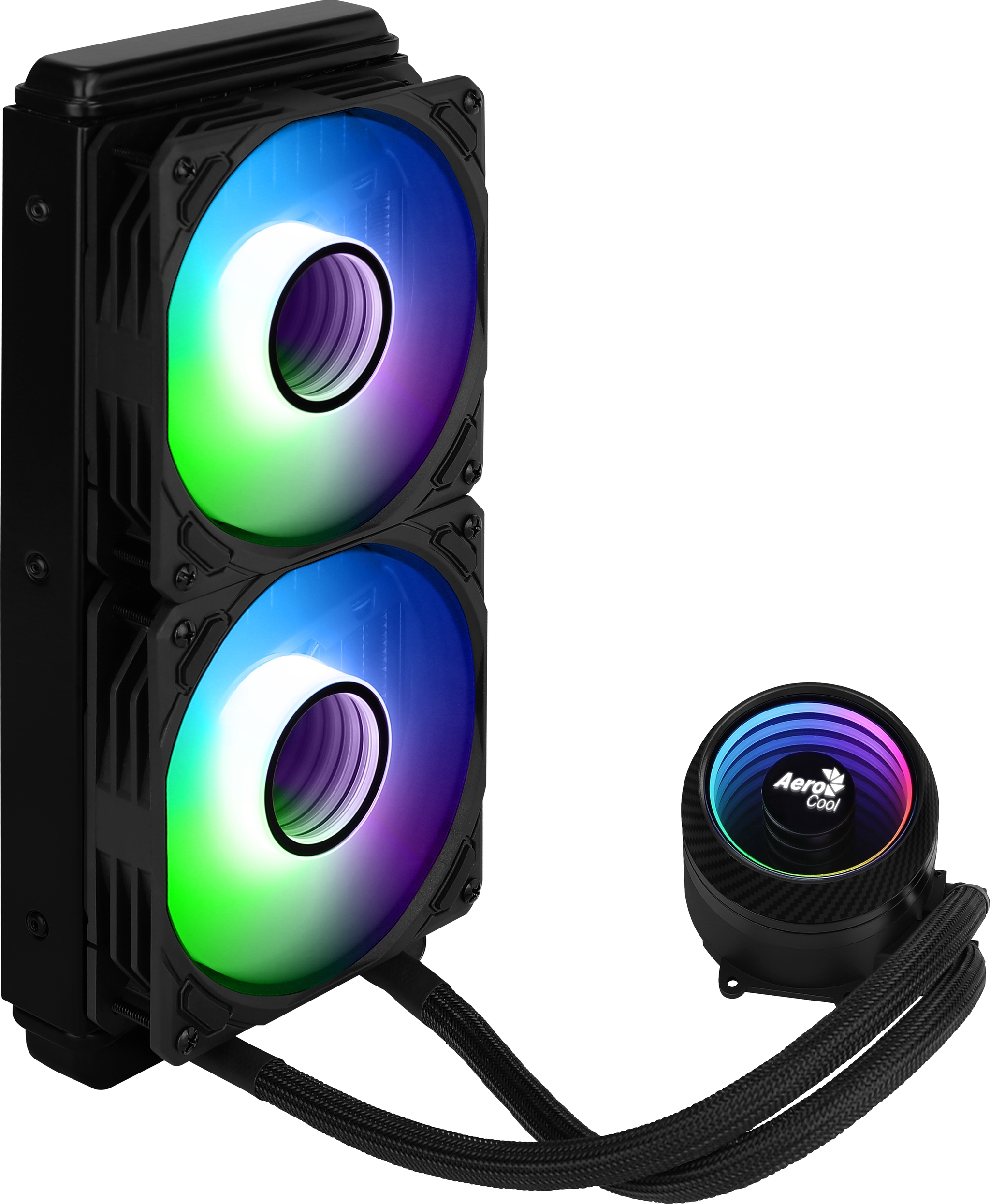 AEROCOOL ADVANCED TECHNOLOGIES AeroCool Mirage L240 - Prozessor-Fl�ssigkeitsk�hlsystem - (f�r: LGA775, LGA1156, AM2, AM2+, AM3, LGA1155, AM3+, LGA2011, FM1, FM2, LGA1150, LGA1151, AM4, LGA2066, LGA1200)