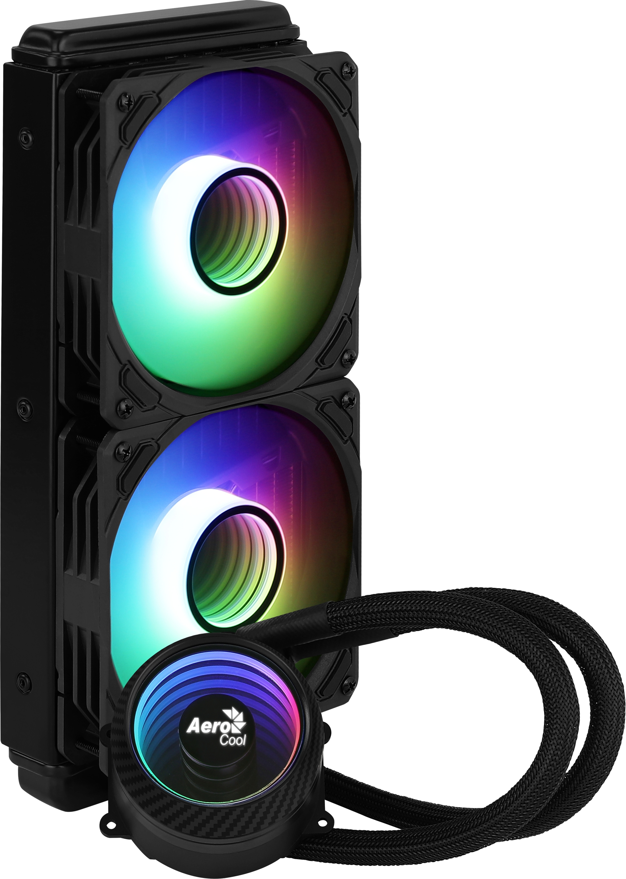 AEROCOOL ADVANCED TECHNOLOGIES AeroCool Mirage L240 - Prozessor-Fl�ssigkeitsk�hlsystem - (f�r: LGA775, LGA1156, AM2, AM2+, AM3, LGA1155, AM3+, LGA2011, FM1, FM2, LGA1150, LGA1151, AM4, LGA2066, LGA1200)