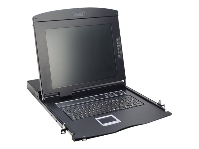 DIGITUS Modulare Konsole mit 17 TFT (43,2cm) & Touchpad