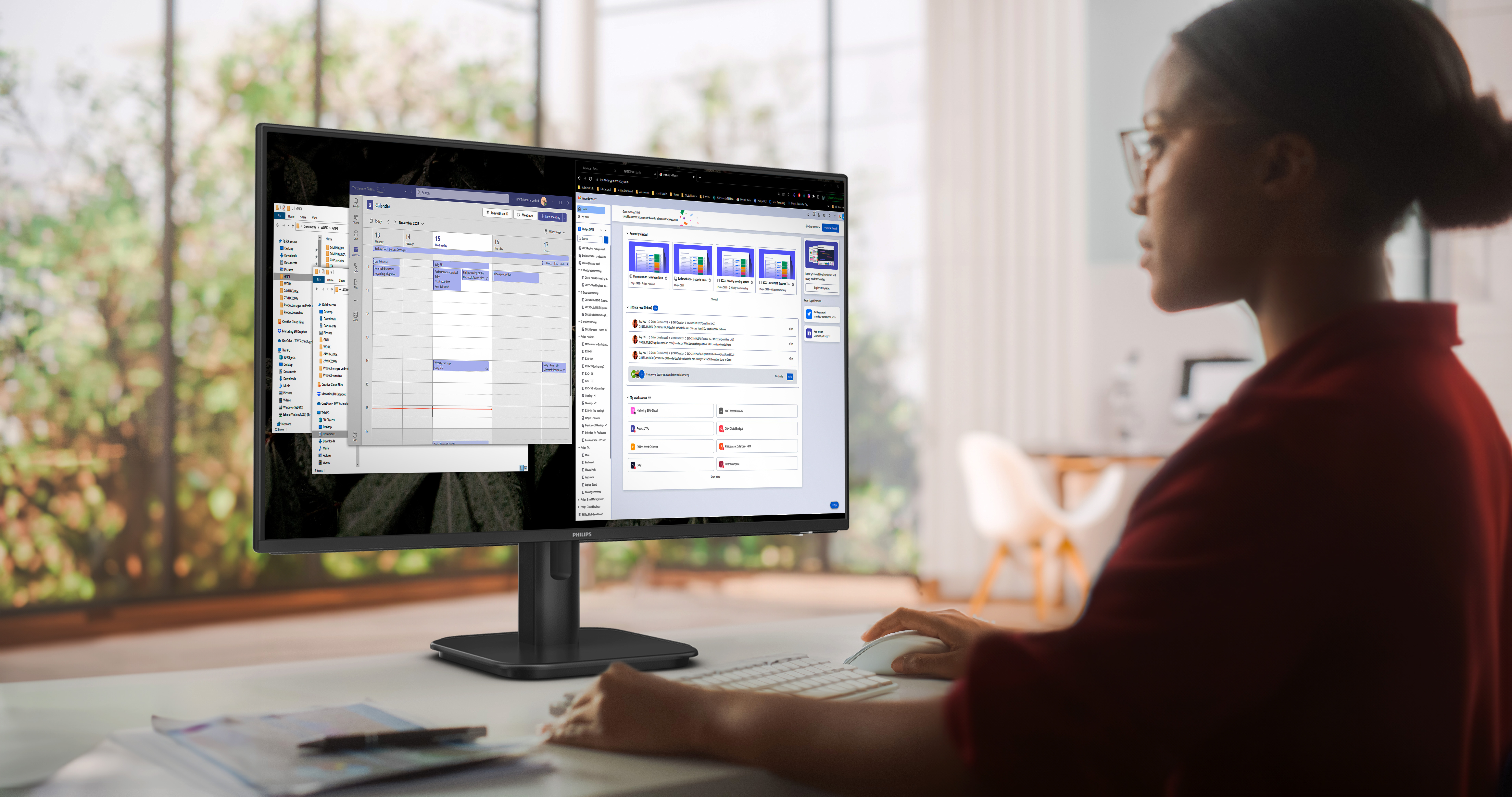 Philips 27E1N1800A - 1000 Series - LED-Monitor - 68.6 cm (27)