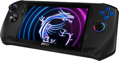 MSI Claw A1M-036 Intel Core Ultra 5 135H 17.8cm 7Zoll 16GB 512GB SSD UMA W11H Black - Core Ultra 5 - 512 GB