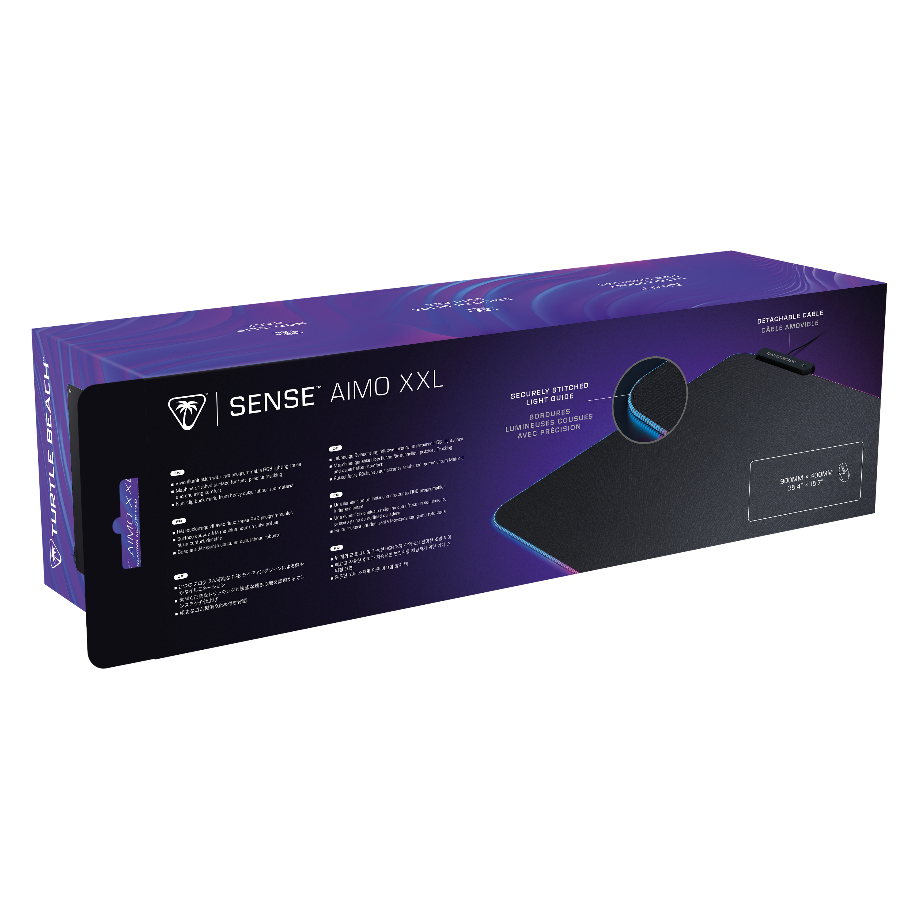 Turtle Beach Sense Aimo XXL Gaming-Mauspad schwarz