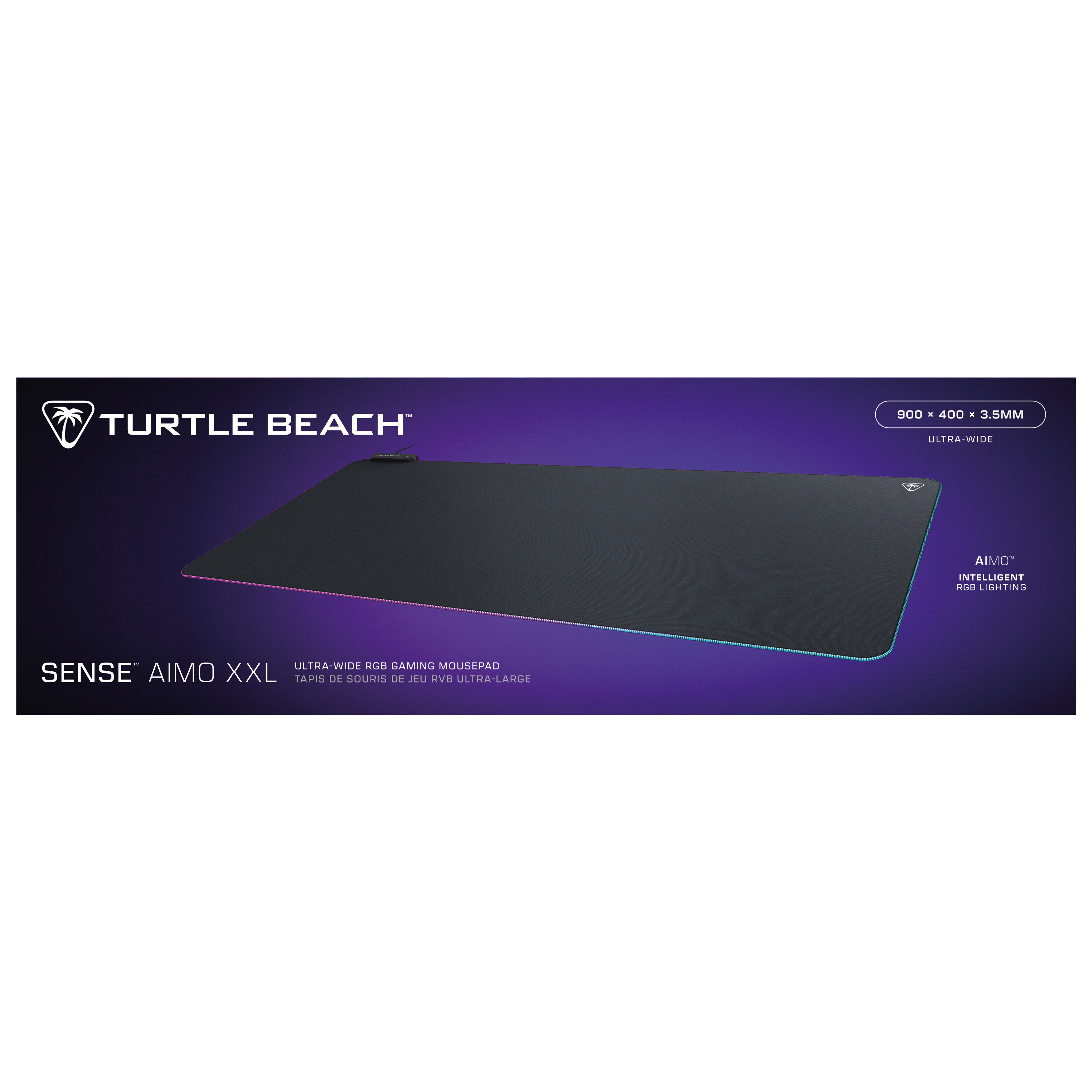 Turtle Beach Sense Aimo XXL Gaming-Mauspad schwarz