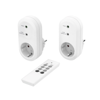 Hama 00223581 prise de courant Type F Blanc