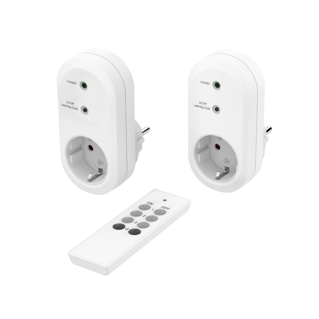 Hama 00223581 prise de courant Type F Blanc