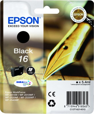 Epson Pen and crossword Singlepack Black 16 DURABrite Ultra Ink