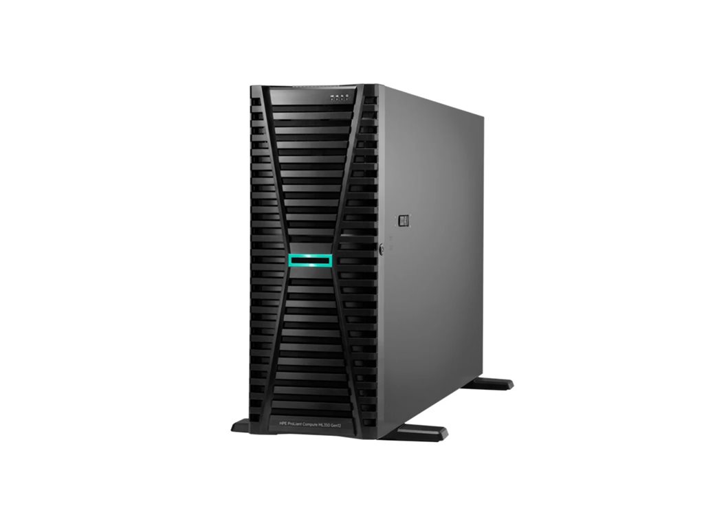 HPE ProLiant Compute ML350 Gen12 - Server - Tower - 4U - zweiweg - 1 x Xeon 6505P / 2.2 GHz - RAM 64 GB - SATA/SAS/NVMe - Hot-Swap 6.4 cm (2.5)