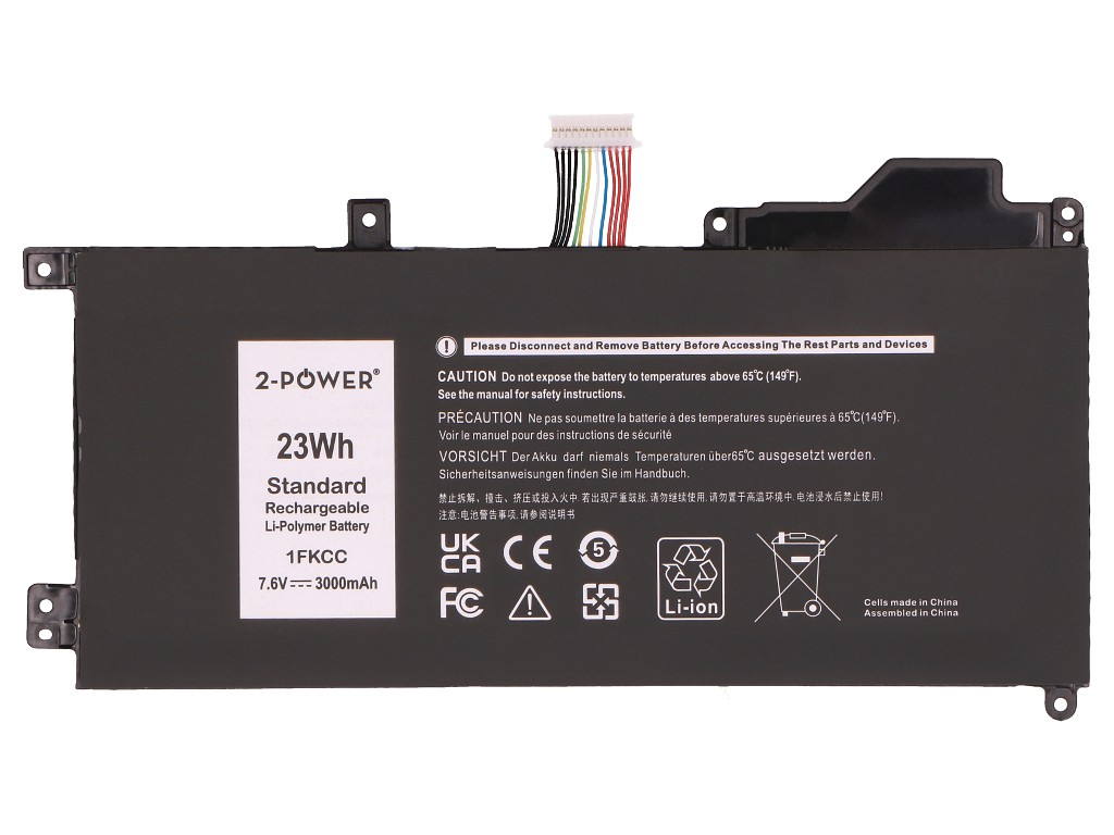 2-power Main Battery Pack - Batterie - 3.000 mAh