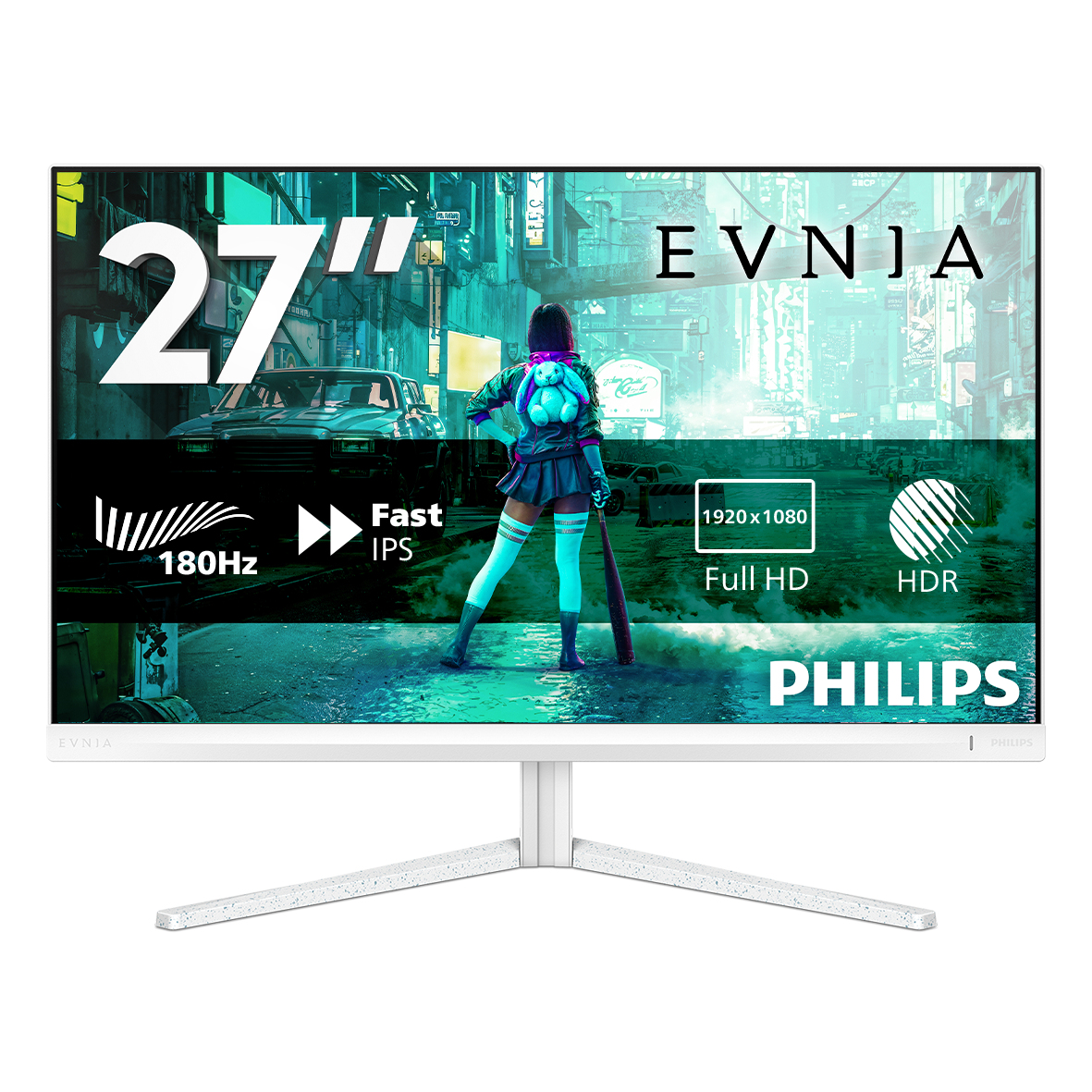 Philips Evnia 27M2N3201A/00 computer monitor 68.6 cm (27) 1920 x 1080 pixels Full HD LCD White
