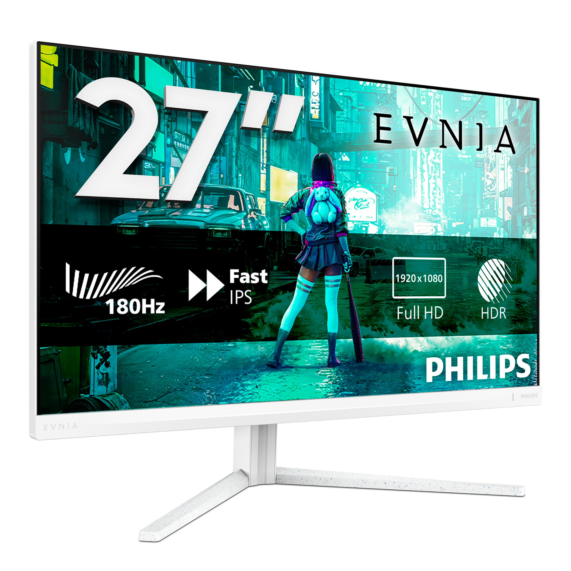 Philips Evnia 27M2N3201A/00 computer monitor 68.6 cm (27) 1920 x 1080 pixels Full HD LCD White