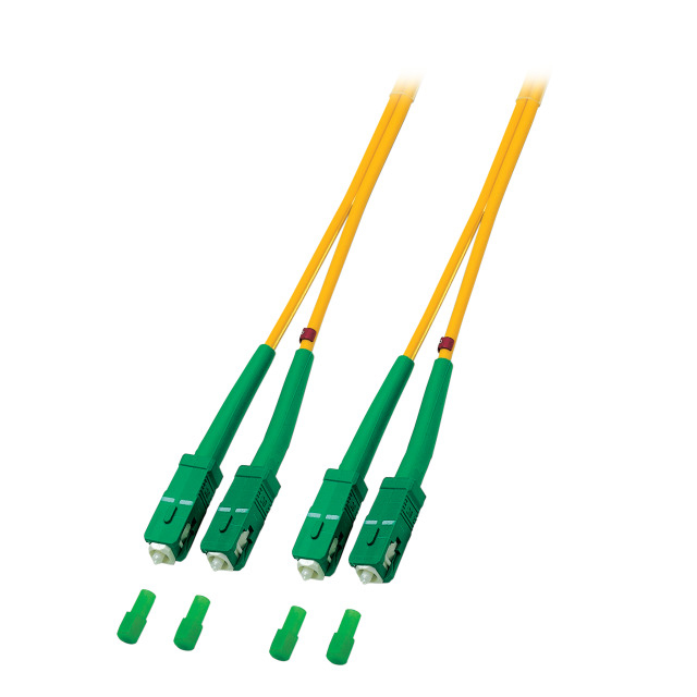 EFB Elektronik O2561.5 cable de fibra optica 5 m SC OS2 Amarillo