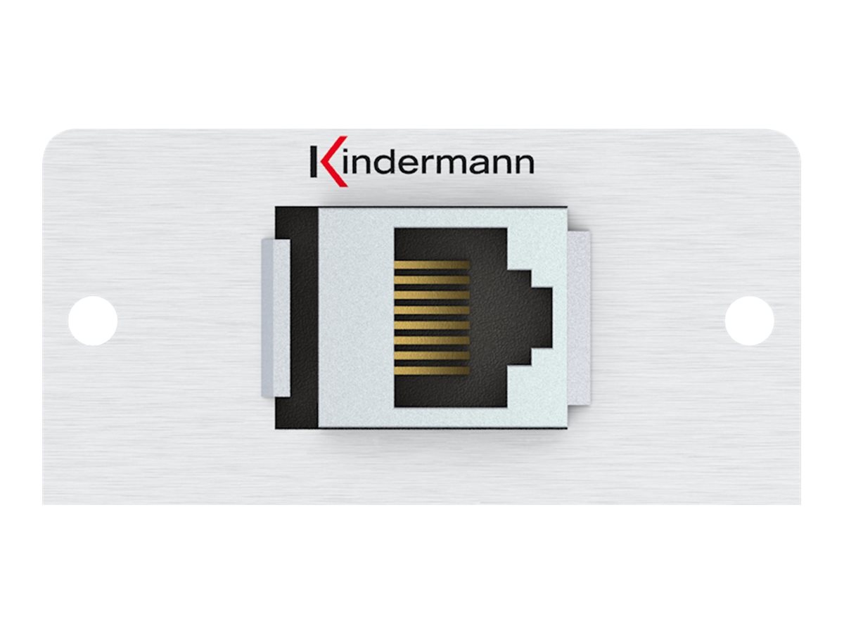 Kindermann 7444000527 presa energia RJ-45 Alluminio