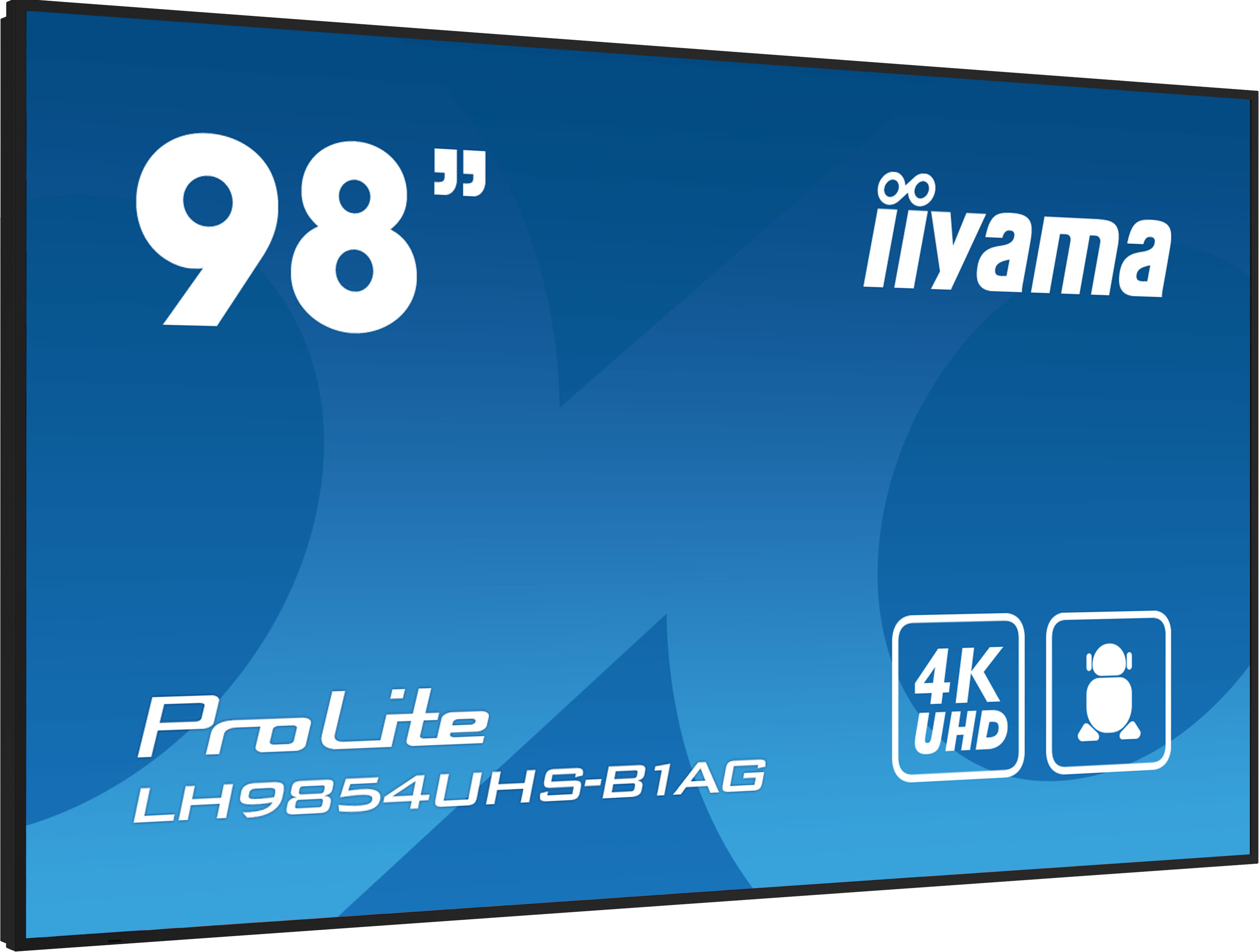 Iiyama LH9854UHS-B1AG - 249 cm (98) Diagonalklasse LH54 Series LCD-Display mit LED-Hintergrundbeleuchtung - interaktive Digital Signage - mit mit SoC Mediaplayer - 4K UHD (2160p)