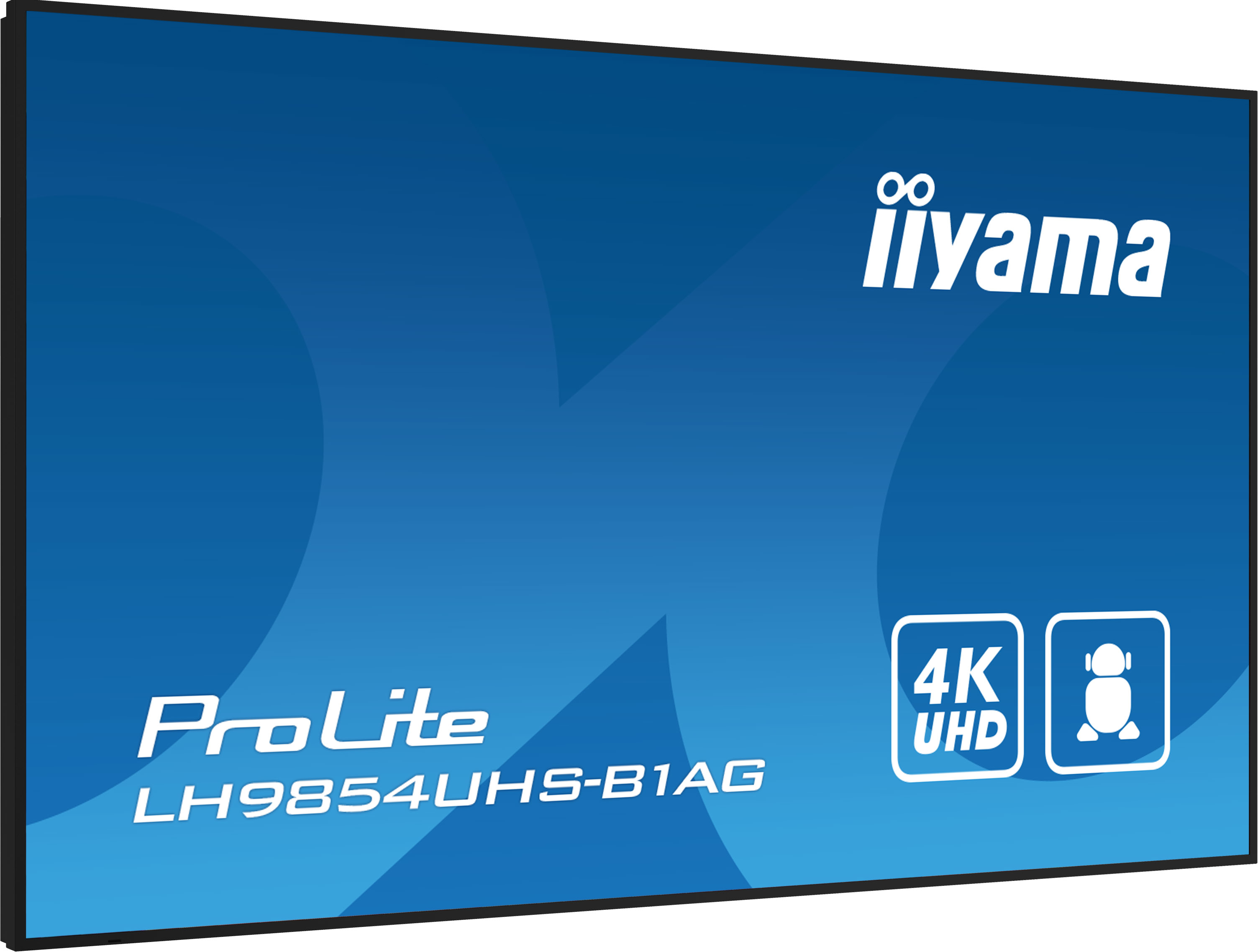 Iiyama LH9854UHS-B1AG - 249 cm (98) Diagonalklasse LH54 Series LCD-Display mit LED-Hintergrundbeleuchtung - interaktive Digital Signage - mit mit SoC Mediaplayer - 4K UHD (2160p)