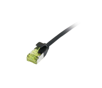 Synergy 21 Patchkabel RJ45 CAT6A 500Mhz 5m schwarz U/FTP slimline rund d 3.8mm - Netzwerk - CAT 7 cable/RJ45 plug