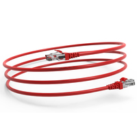 Cian Technology GmbH Inca CAT6 RJ45 2 m - 2 m - Cat6 - U/UTP (UTP) - RJ-45 - RJ-45 - Rot