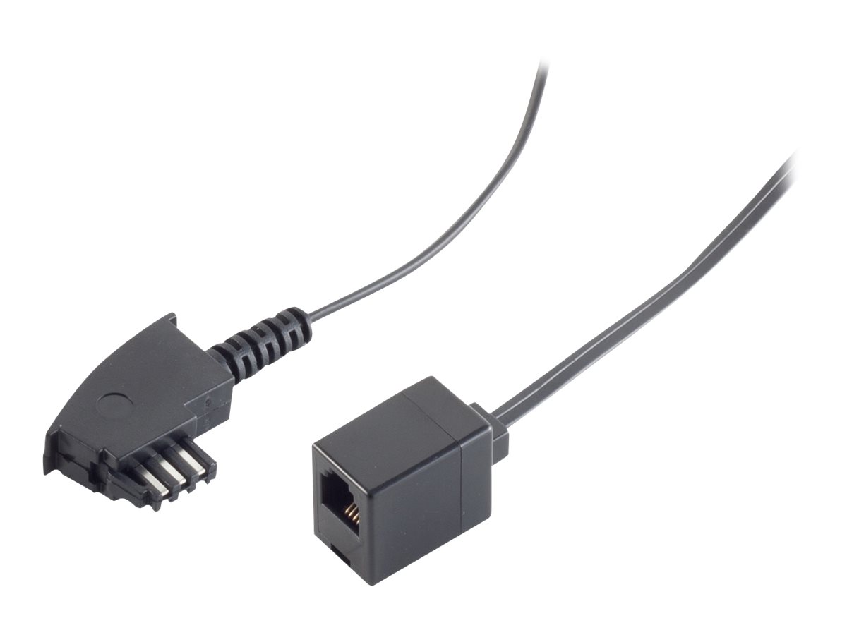S/CONN maximum connectivity S-Impuls - Telefonadapter - TAE-F (M) zu RJ-11 (6-polig)