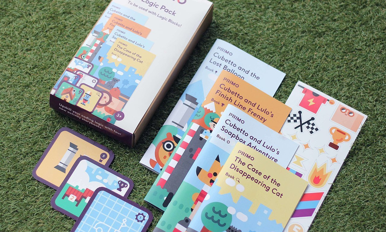 Primo Toys Cubetto MINT Coding Abenteuer PaketLogik ab 3 Jahren Geeignet