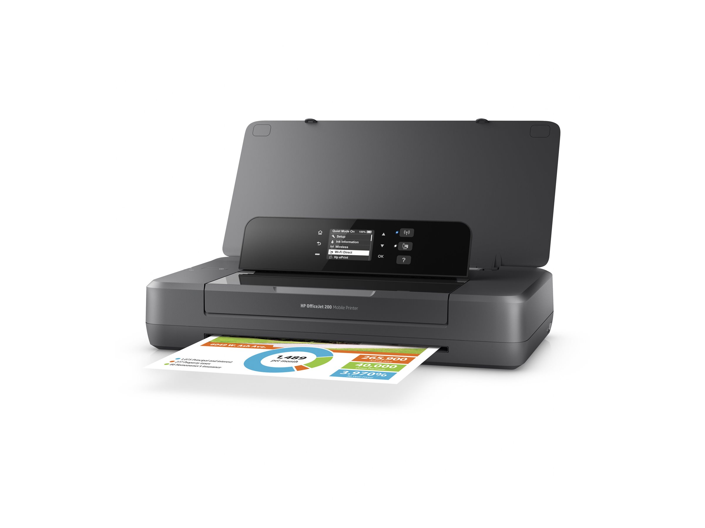 HP Officejet 200 Mobile Inal�mbrico Color Impresora