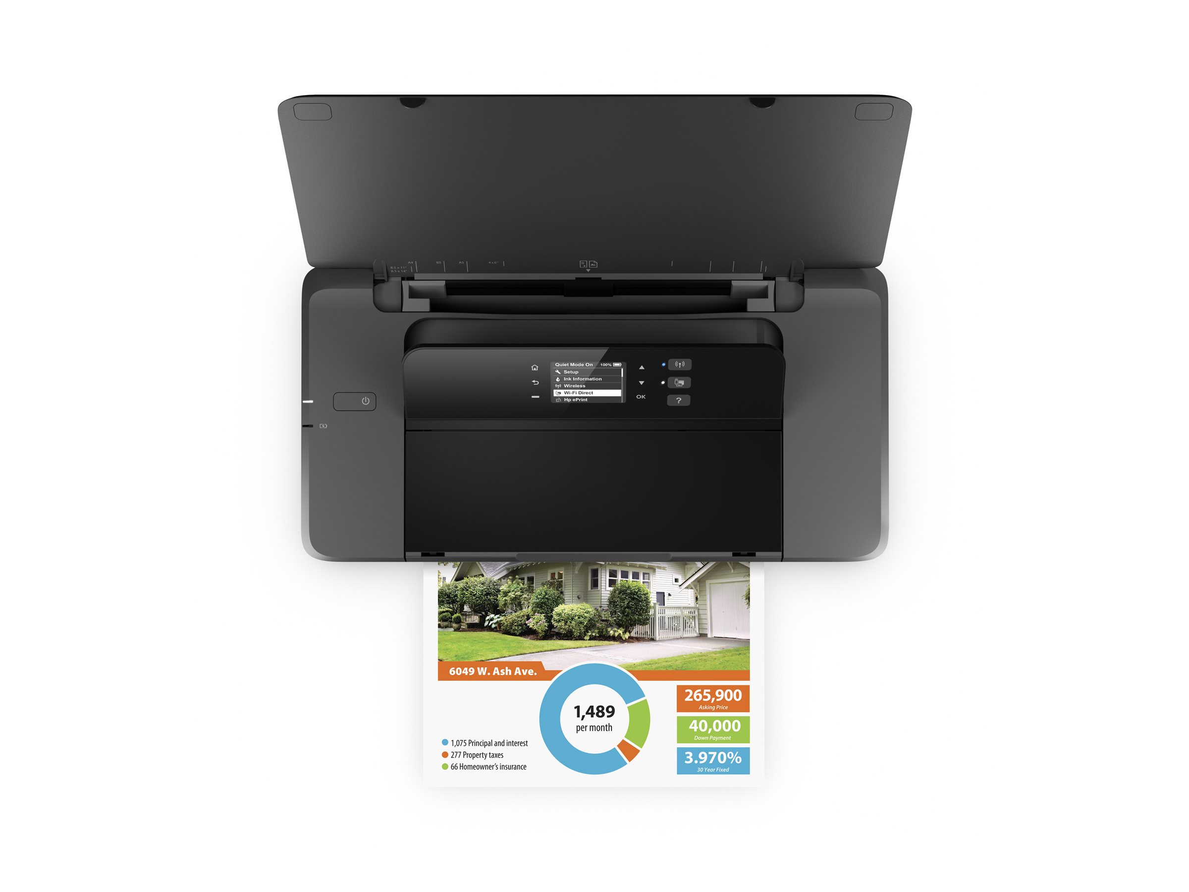 HP Officejet 200 Mobile Inal�mbrico Color Impresora