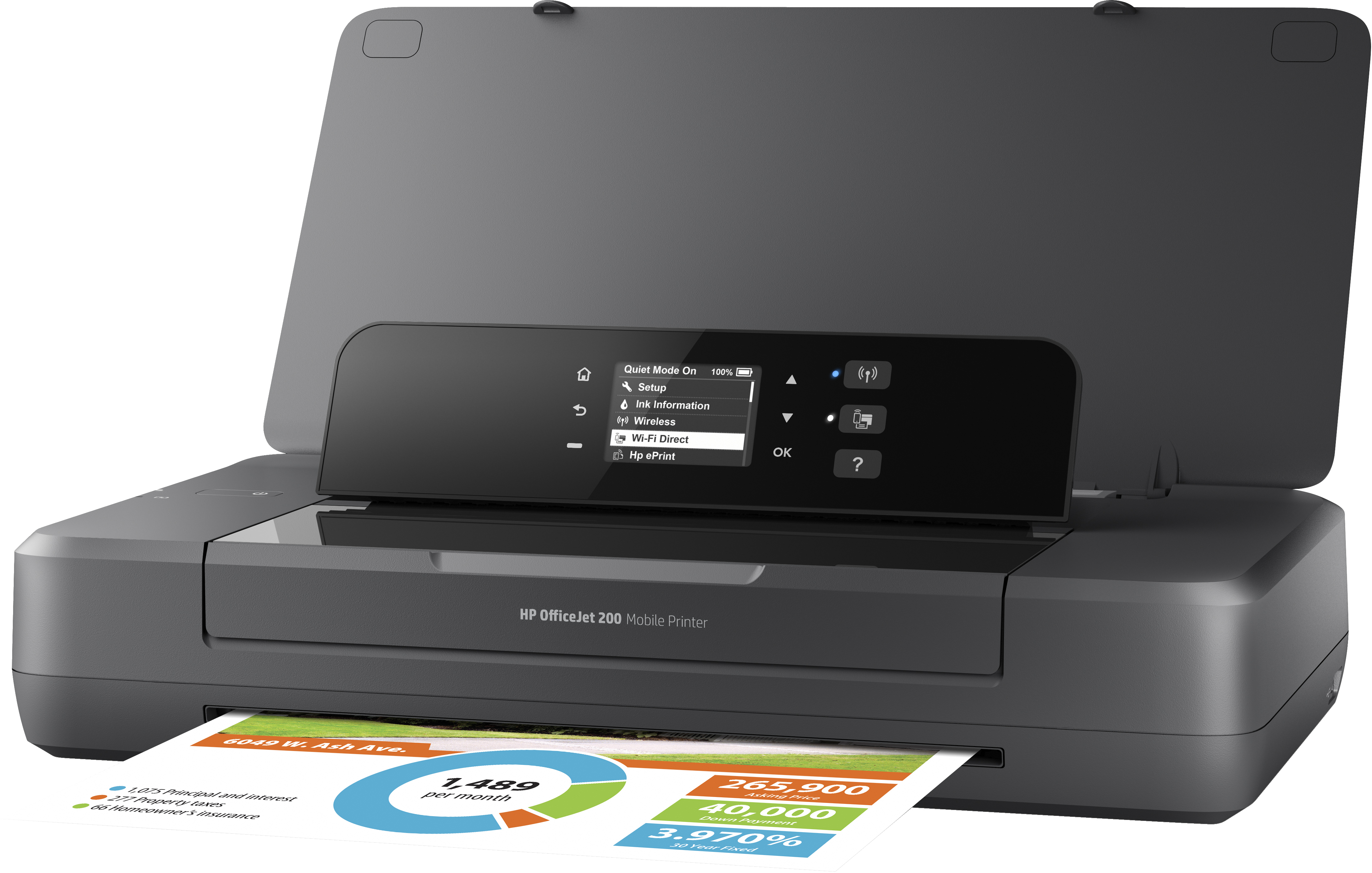 HP Officejet 200 Mobile Inal�mbrico Color Impresora