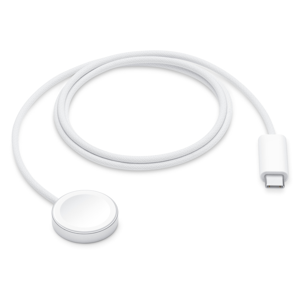 Apple MT0H3ZM/A Caricabatterie per dispositivi mobili Orologio intelligente Bianco USB Carica wireless Ricarica rapida Interno