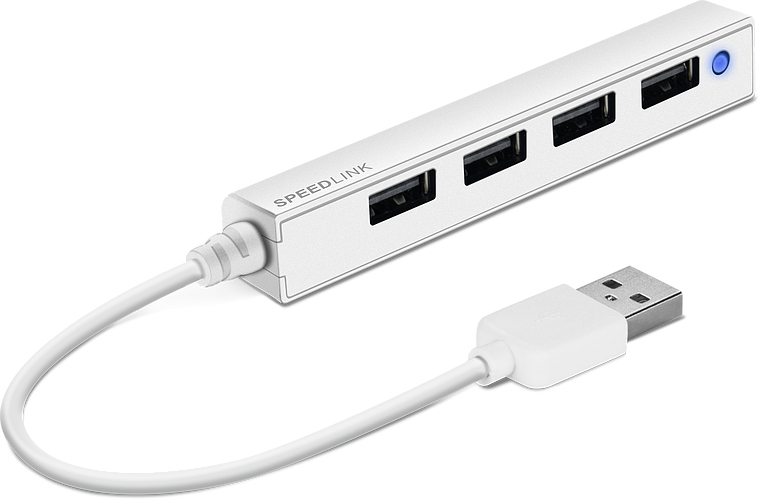 SPEEDLINK SNAPPY SLIM 480 Mbit/s Bianco
