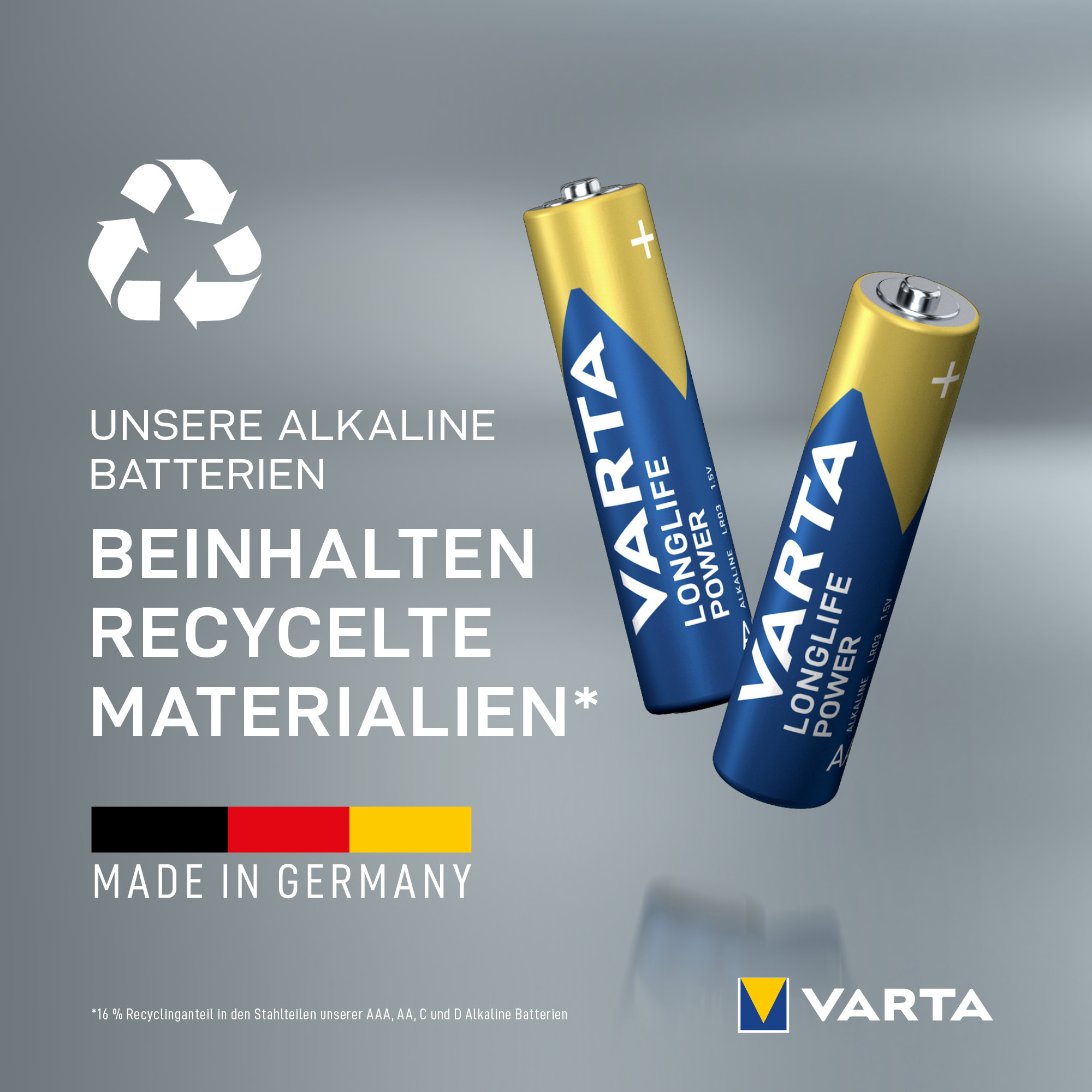 Varta Longlife Power - Batterie 12 x AAA / LR03