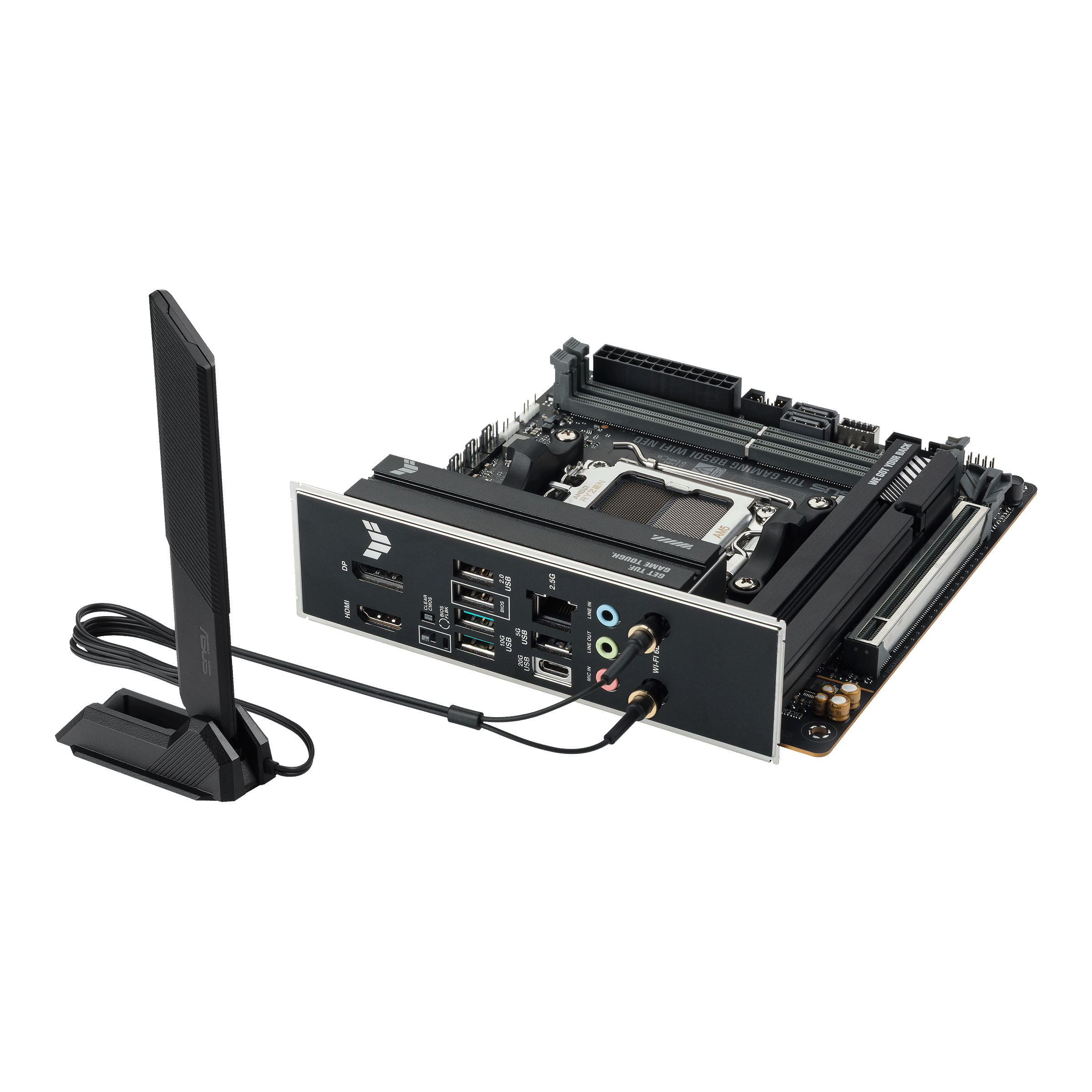 ASUS TUF GAMING B850I WIFI NEO AMD B850 Socket AM5 mini ITX