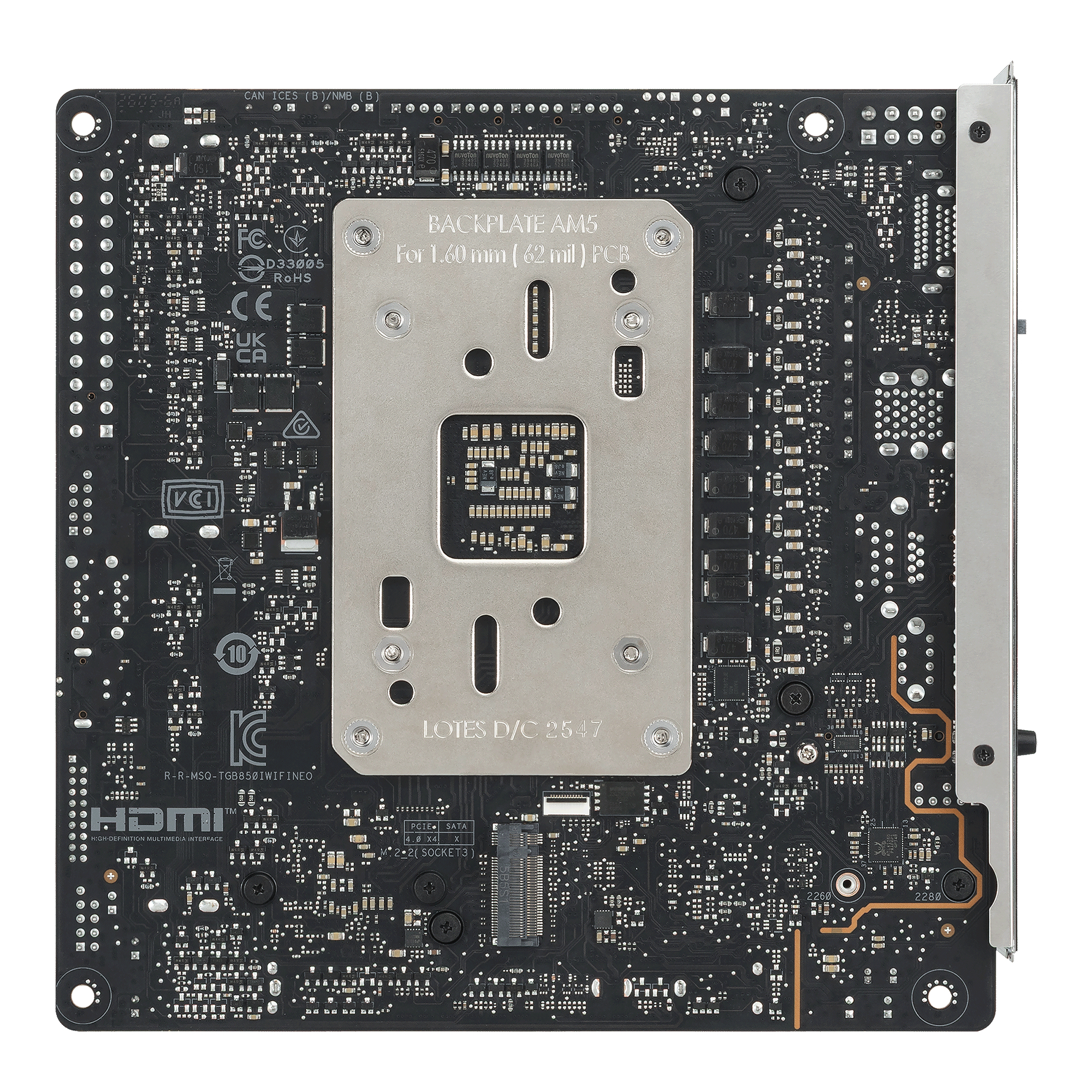 ASUS TUF GAMING B850I WIFI NEO AMD B850 Socket AM5 mini ITX
