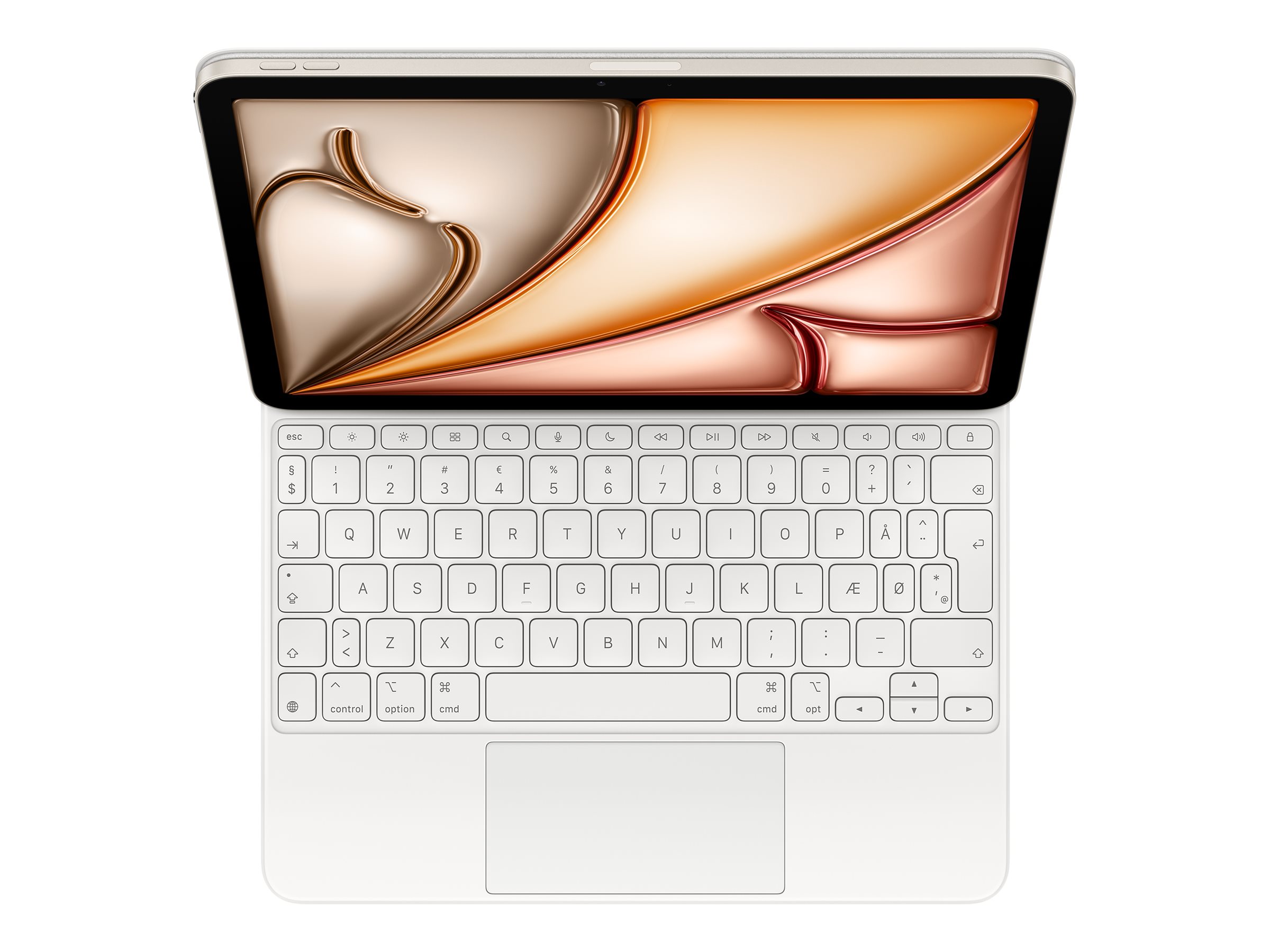 Apple Magic Keyboard - Tastatur und Folioh�lle - mit Trackpad - Apple Smart connector - QWERTY - D�nisch - f�r 10.9-inch iPad Air (4. Generation, 5. Generation)