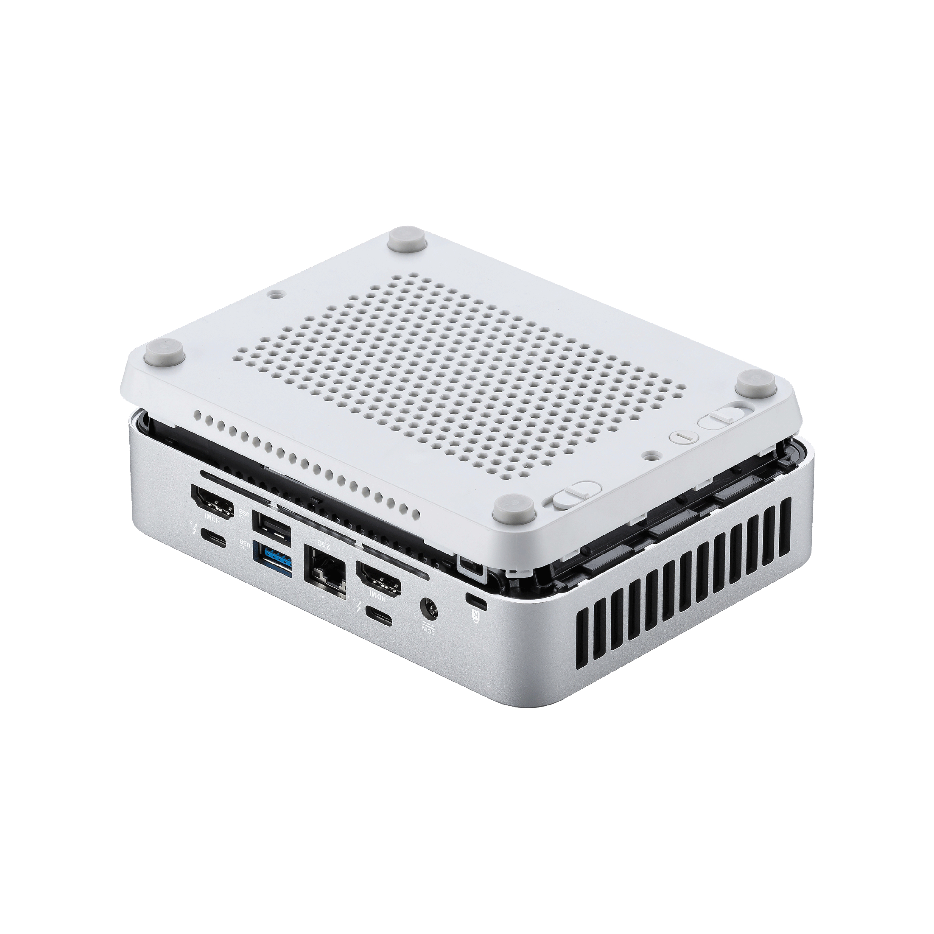ASUS NUC 14 Pro+ RNUC14RVSU7089A2I Intel Core Ultra 7 155H 32 Go DDR5-SDRAM 1 To SSD Windows 11 Home UCFF Mini PC Argent