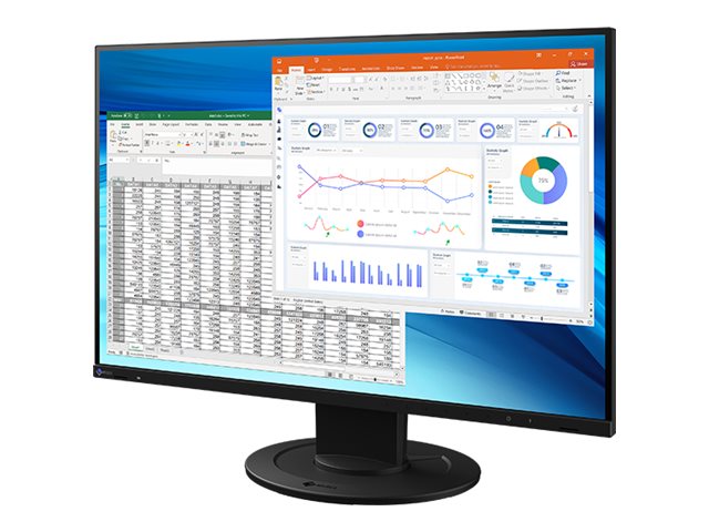 EIZO FlexScan EV2410R-BK Monitor PC 61,2 cm (24.1) 1920 x 1200 Pixel WUXGA LCD Nero